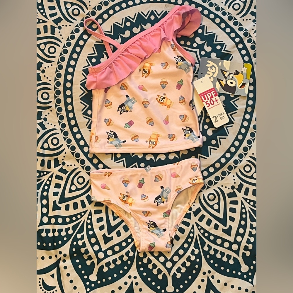 NWT BLUEY 18 months swimsuit ice cream bingo bluey